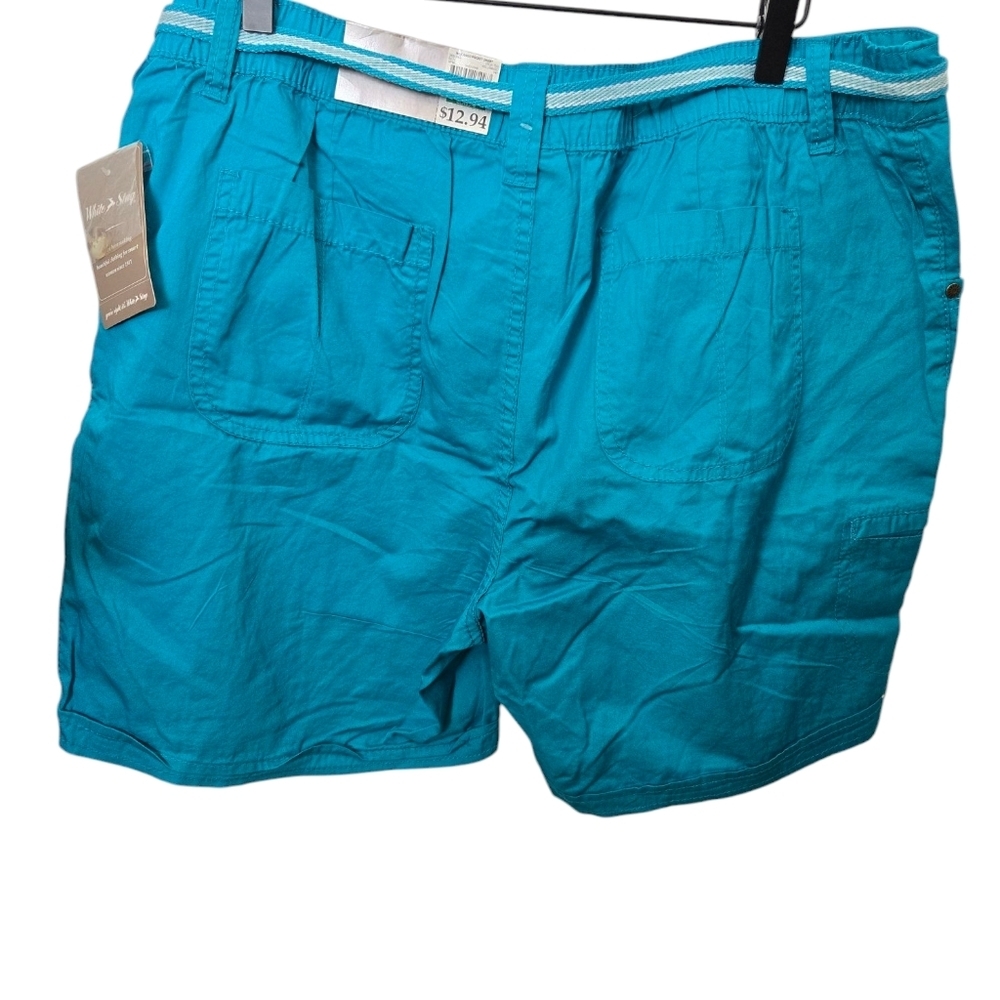 Nwt White Stag Casual Shorts With Belt Size 18 — image 2 of 3